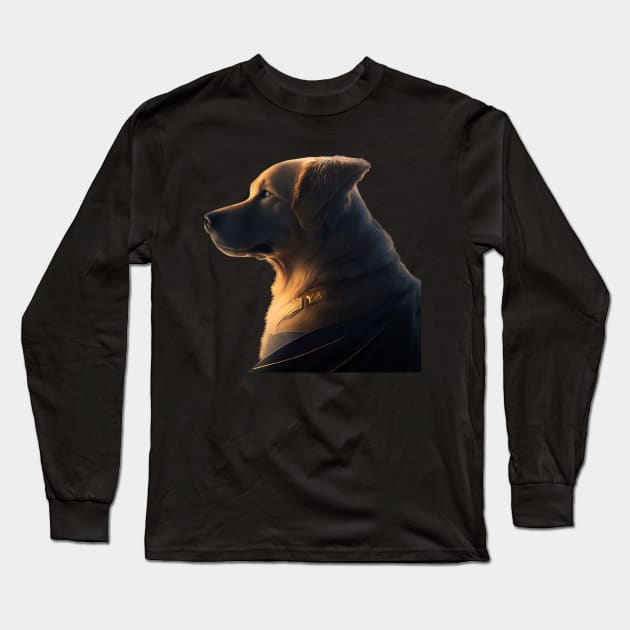 Super Lilly Long Sleeve T-Shirt by goldenretriever_lilly